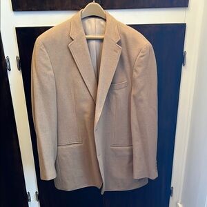Ralph Lauren camel hair sport coat / blazer 44 long